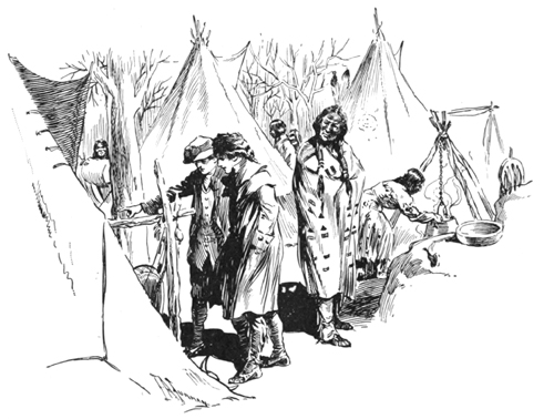 visiting the Indian camp