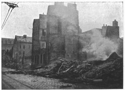 EFFECTS OF AN INCENDIARY SHELL NEAR THE BOULEVARDS