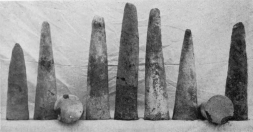 Image not availble: Fig. 6. Uninscribed Cones of the XIth Dynasty.