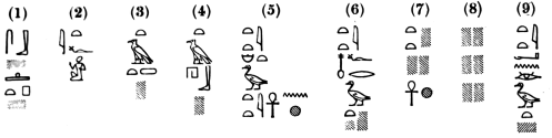 Image not available: hieroglyph