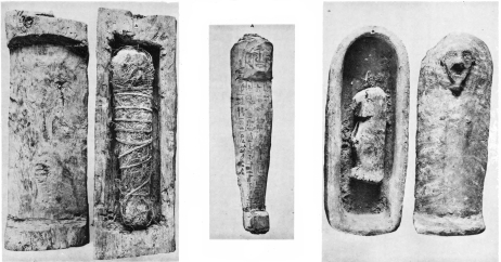 Image not available: 1, 2, & 3. Funerary Statuettes and Model Coffins