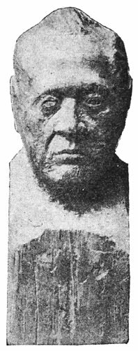 Bust of his father, made by Rizal when 14