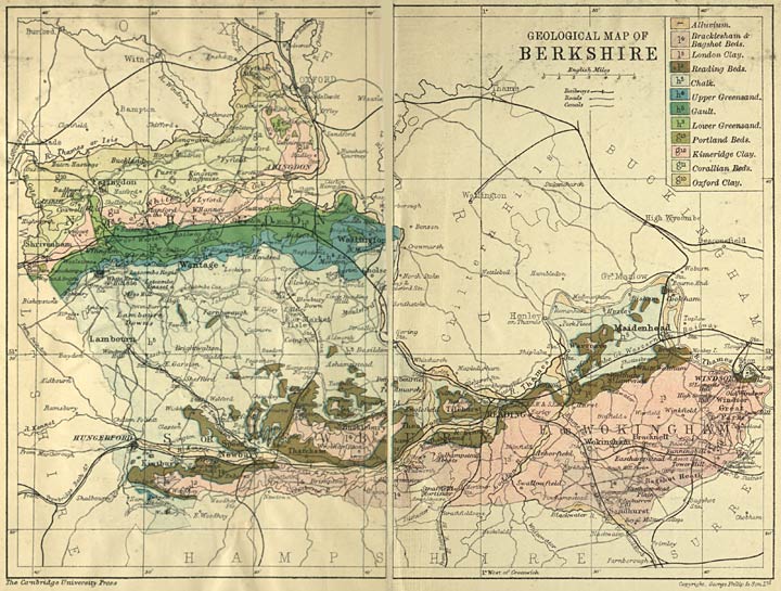 GEOLOGICAL MAP OF BERKSHIRE