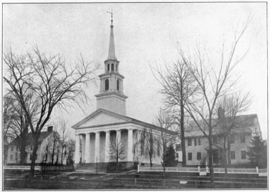 CONGREGATIONAL CHURCH

HOME OF NATHANIEL TAYLOR. JR. HOME OF REV. NATHANIEL TAYLOR.

Gen. LaFayette lodged here for a night Count Rochambeau spent a night
here during the Revolution during the Revolution