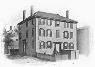 THE BIRTHPLACE OF LONGFELLOW (NOW A TENEMENT HOUSE).

SHOWING AT THE EXTREME LEFT THE BIRTHPLACE OF THOMAS B. REED, PORTLAND,
MAINE.