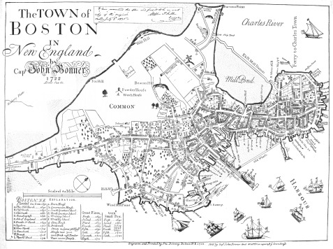 The TOWN of BOSTON IN New England
