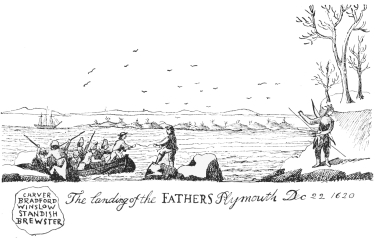 The landing of the FATHERS Plymouth Dec 22 1620

COPIED FROM AN OLD PAINTING ON GLASS.