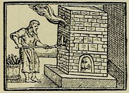 drawing man tending furnace