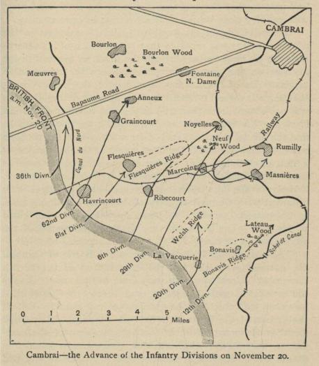 Cambrai—the Advance of the Infantry Divisions on November 20.