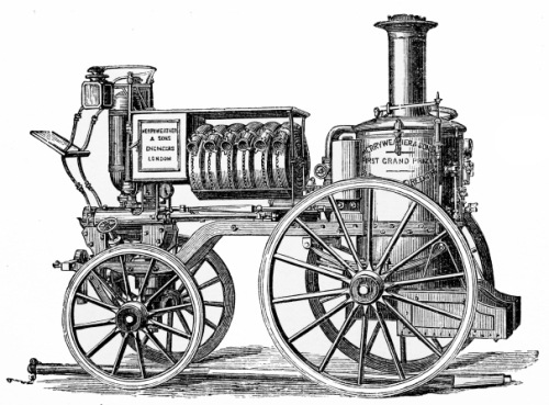 ‘FIRST GRAND PRIZE’ PATENT STEAM FIRE-ENGINES CONSTRUCTED
BY MESSRS. MERRYWEATHER AND SONS