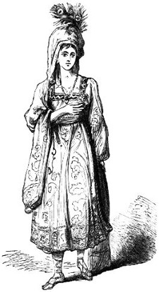 The Princess Caraboo. From a sketch by Bird, R.A.