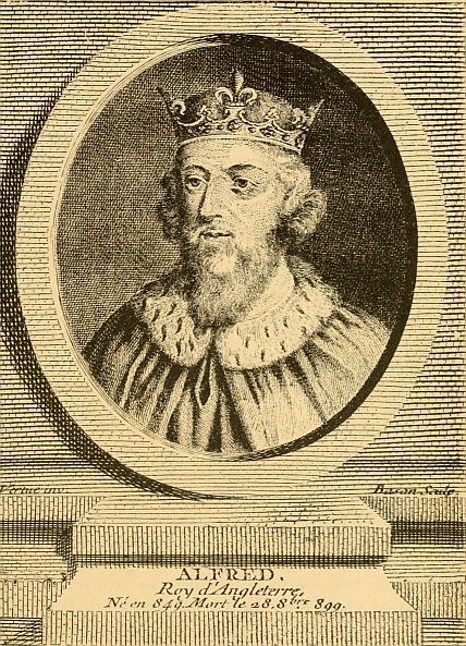 Alfred Roy d’Angleterre, Né en 849. Mort le 28.8bre. 899.