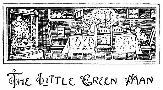 The Little Green Man title and illustration