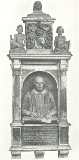 Shakespeare’s Monument at Stratford-on-Avon
(1616–1623?)