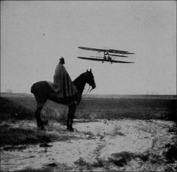 The German Emperor Watching the Progress of Aviation