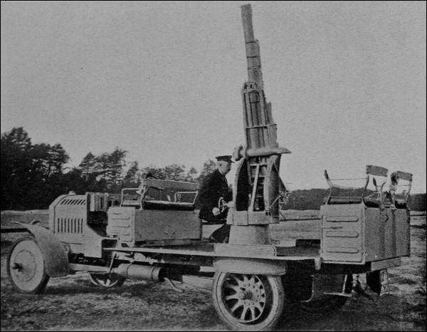 7.5 Centimeter German Automatic Gun for Attacking Airships