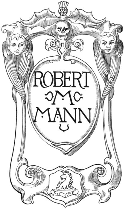 Book-plate of Robert M. Mann