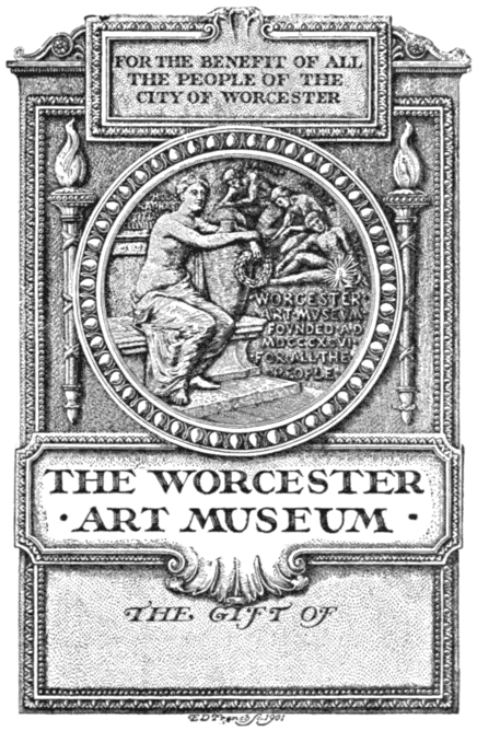 Book-plate of the Worcester Art Museum