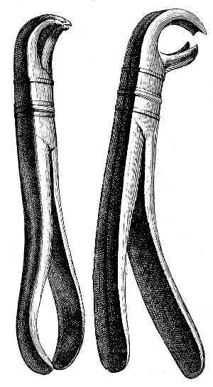 Dental forceps (Fauchard).
