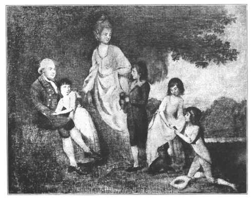 RUSPINI WITH HIS FAMILY IN A COUNTRY PLACE