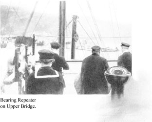 Bearing Repeater on Upper Bridge.