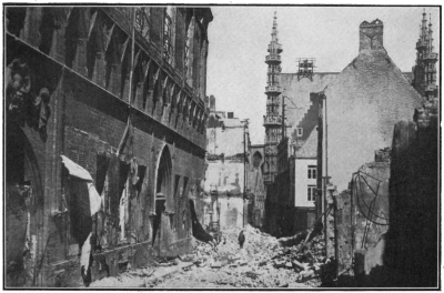 [Image unavailable: HOW THE GERMAN VANDALS DEALT WITH THE WORLD-FAMED LIBRARY
OF LOUVAIN.

Photo, Central News.

Face p. 73.