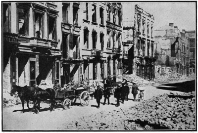 [Image unavailable: WRECKAGE IN THE STUDENTS’ QUARTER OF LOUVAIN.

Photo, Newspaper Illustrations, Ld.

Face p. 87.