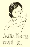 Aunt Maria
read it.