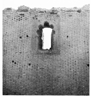 Fig. 142.—SÂMARRÂ, RUINED MOSQUE, WINDOW IN SOUTH
WALL.