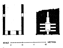 Fig. 226.—SHAHR, TEMPLE-MAUSOLEUM, UPPER AND LOWER
STOREYS.