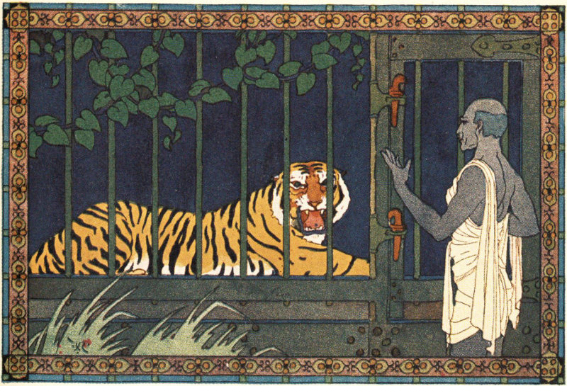 Brahmin and tiger.