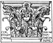 Image unavailable: CORINTHIAN CAPITAL FROM THE PANTHEON ROME.