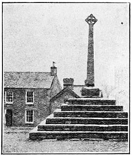The old stone cross at St. David’s, around which funeral processions marched in former times.