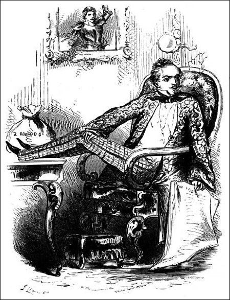 Frontispiece of gentleman in a chair
