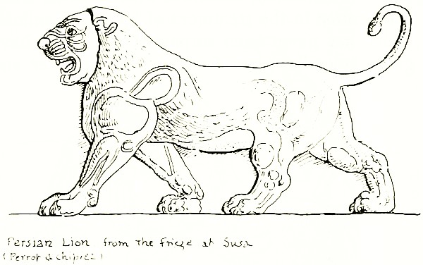 Persian Lion from the frieze at Susa
