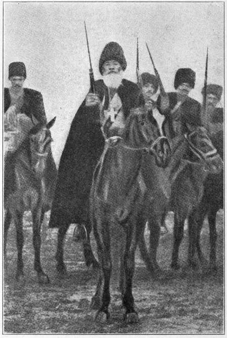 A seventy-year old Armenian priest leading the volunteers