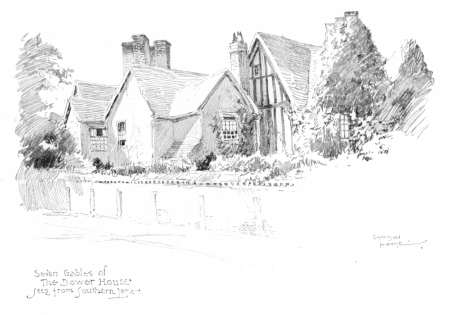 Image unavailable: Seven gables of the Dower House.