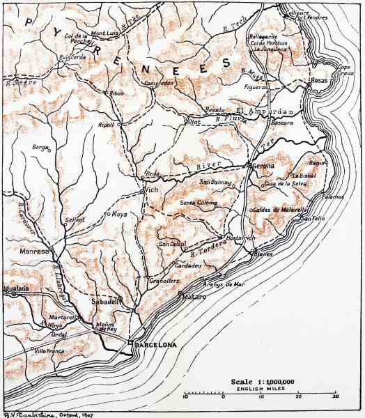 Map ofCcatalonia
