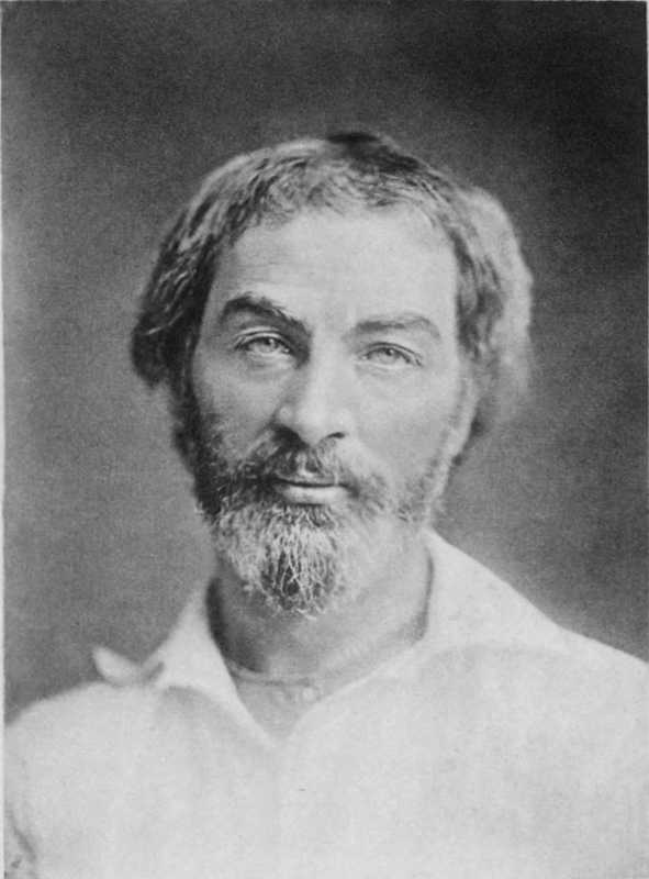 Picture of Walt Whitman at thirty-five.