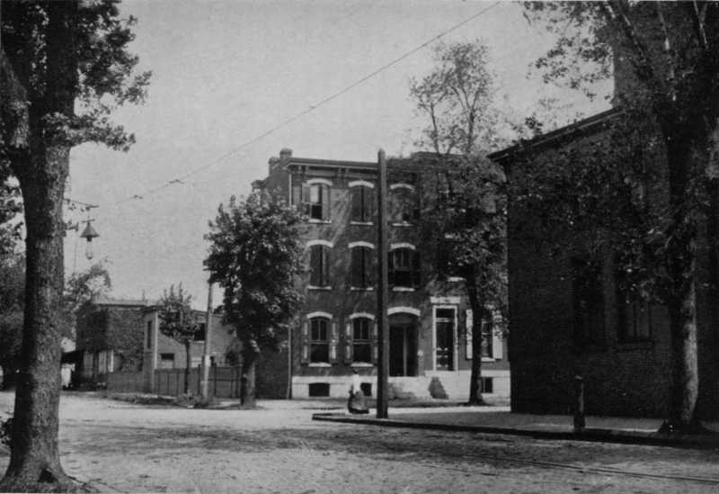 Picture of Col. Whitman's corner house at 431 Stevens Street, Camden, 1904.