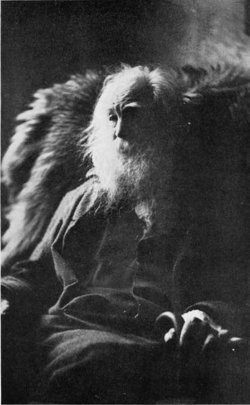 Picture of Whitman at seventy-two.