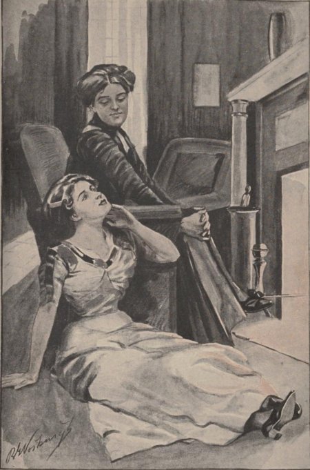 Illustration: "GOOD OLD JANE," SHE SAID, "I DO ENJOY TALKING TO YOU."