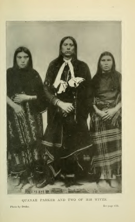 Quanah Parker with 2 Wives