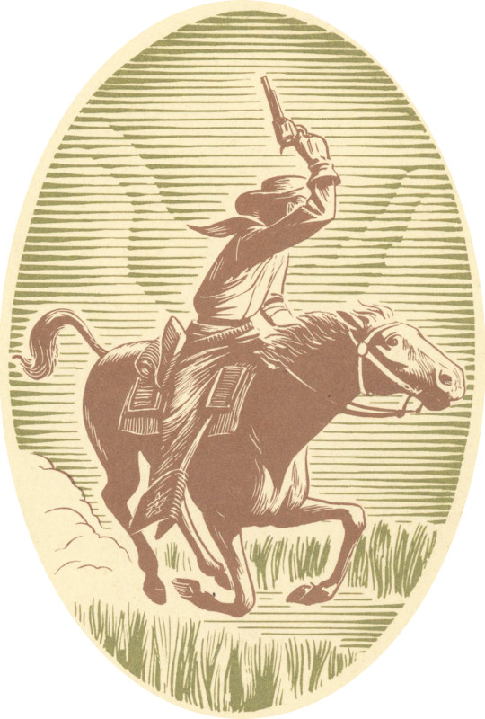 Pony Express rider.