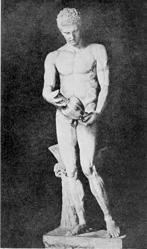 Statue of an Apoxyomenos.