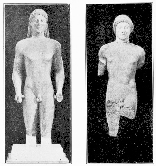 Statues of so-called Apollos