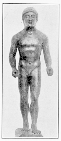 Bronze Statuette
of a Palæstra Victor.