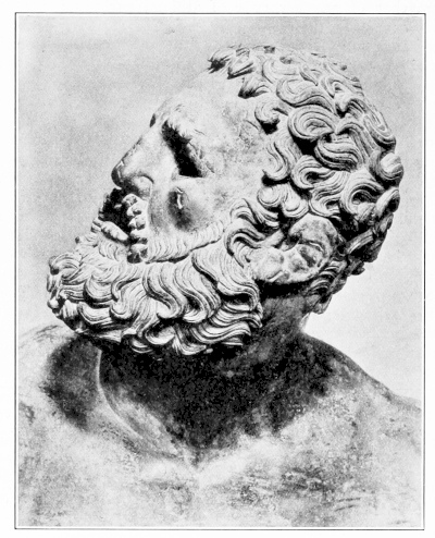 Head from Statue of the Seated Boxer.