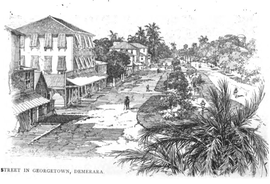Street in Georgetown, Demerara. 