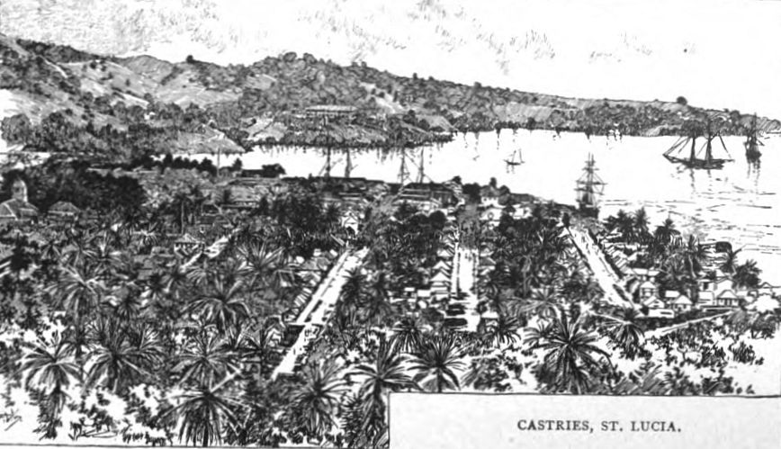Castries, St. Lucia. 
